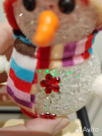 Новогодние статуэтки фигурки домик и снеговик