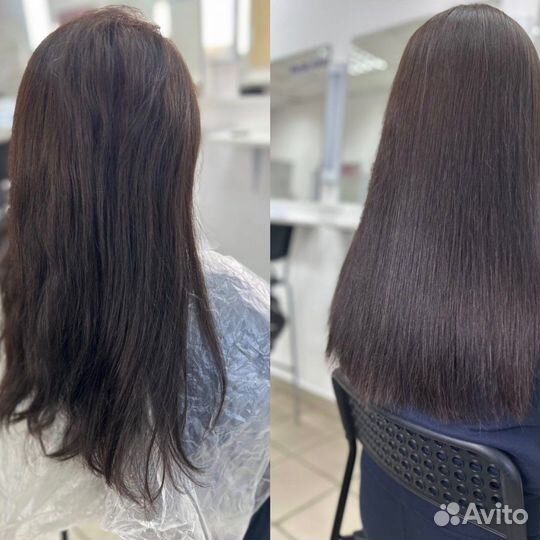 Кератиновое выпрямление, ботокс, окрашивание