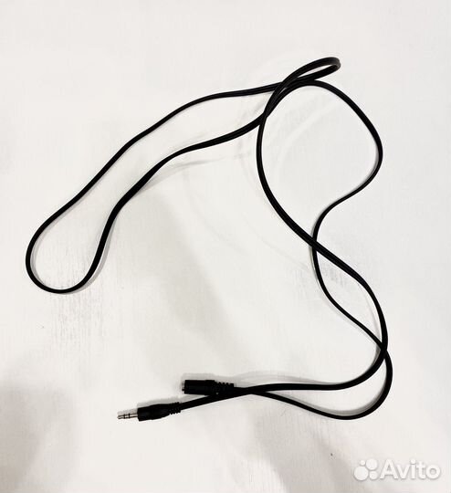 Аудио кабель Jack 3.5 мама - папа 1,5 m - новый