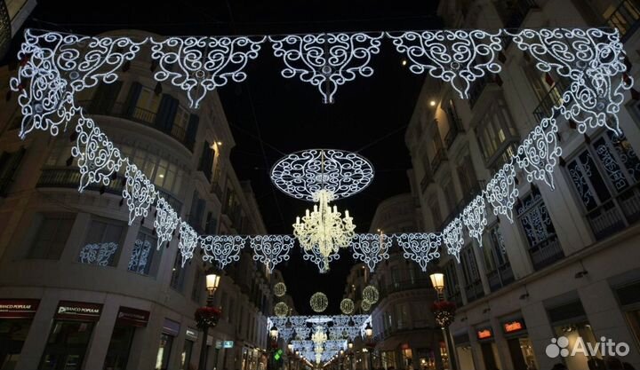 Световое оформление улиц