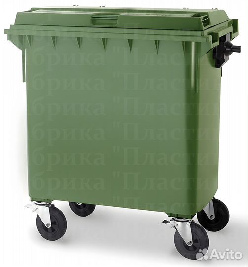 Мусорный бак пластиковый 770л S3316