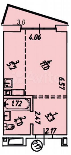 1-к. квартира, 28,5 м², 12/18 эт.