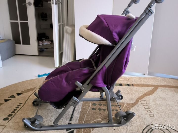 Детские санки коляска бу