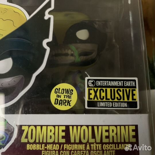 Funko POP Marvel Zombies: Wolverine 662 EE gitd