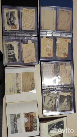 Коллекция открыток антикварных старинных 616 шт