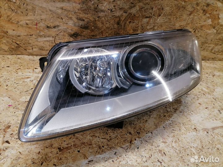 Фара ксенон левая Audi A6 C6 дорестайлинг