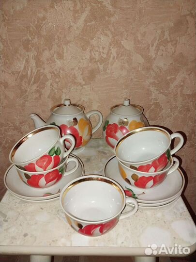 Сервиз чайный Первомайский фарфоровый завод