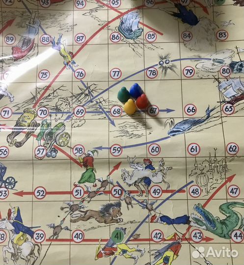 Настольная игра СССР Приключения Мюнхаузена