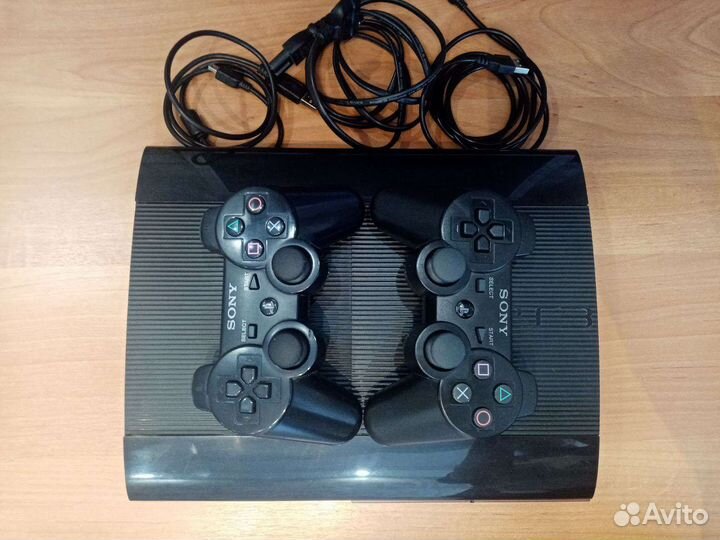 Sony PS3 super slim 500gb прошитая 35 игр