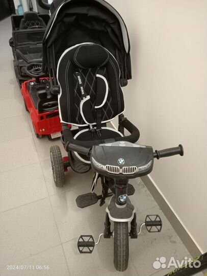 Детский велосипед с ручкой бу