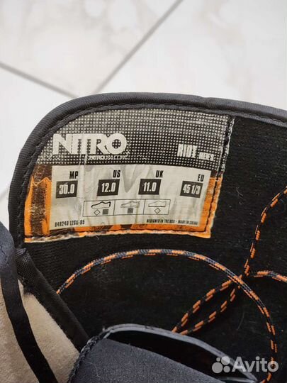 Сноубордические ботинки Nitro