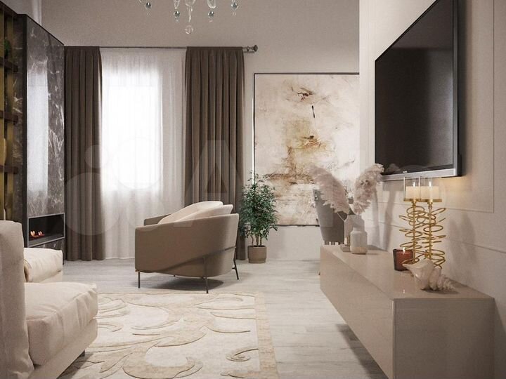 Коттедж 124 м² на участке 10 сот.