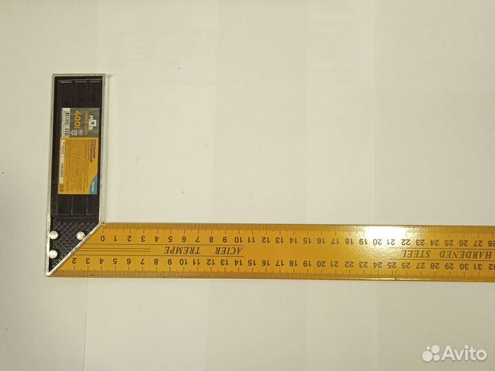 Угольник столярный металлический 400мм