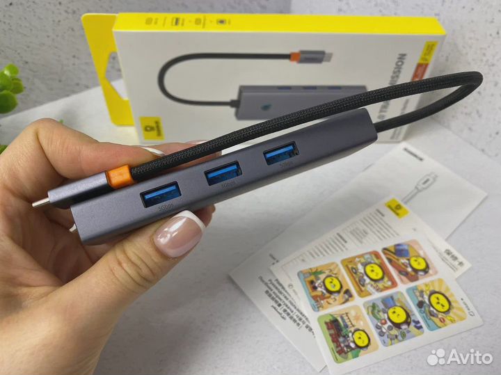 USB HUB Baseus Ultra Joy BS-OH158 Type-C 5в1 100W