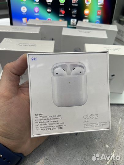 Airpods 2 люксовая копия 1:1 оригинал