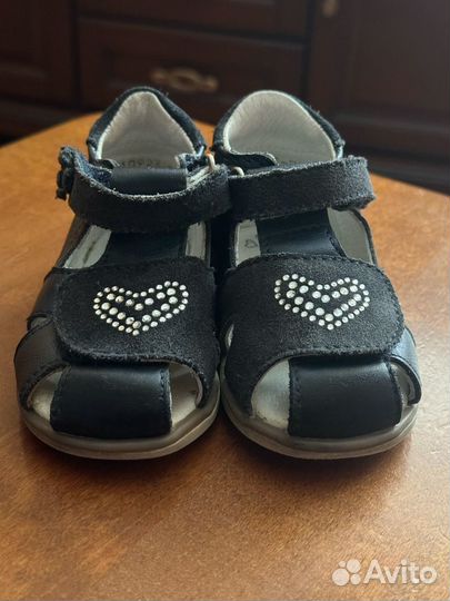 Туфли летние ясельные для девочки