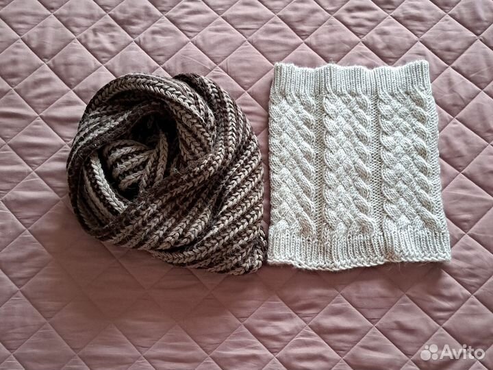 Снуд шарф женский шерстяной