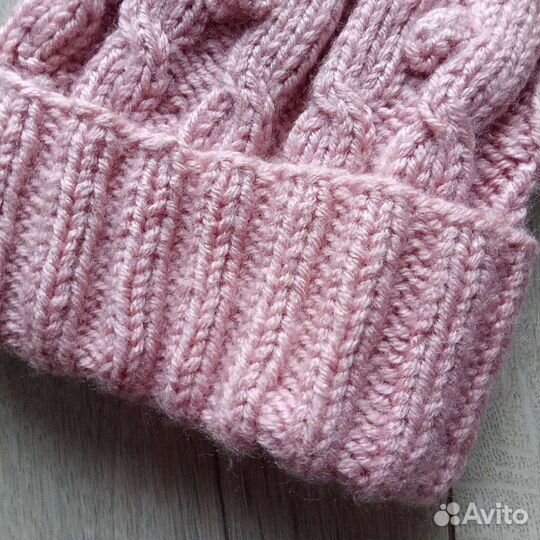 Шапка и снуд женский