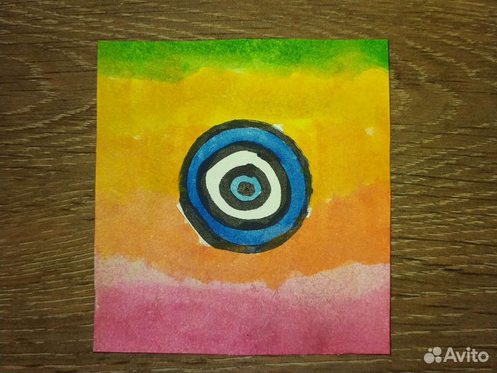 Рисунки детские акварельные