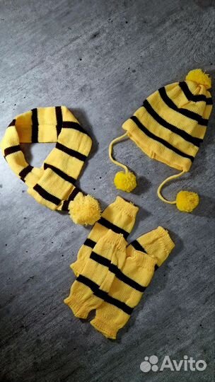 Шапочка с шарфиком