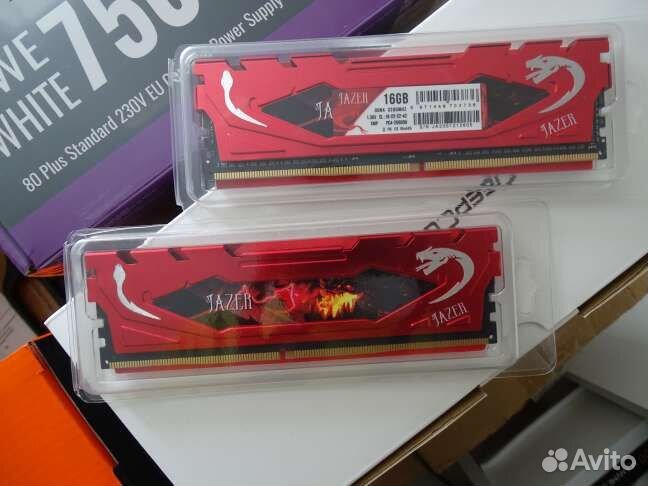 Память DDR4 32Gb (2x16Гб) 3200Mhz (чипы Micron)
