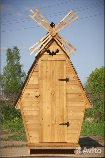 Уличный туалет с установкой SKU003