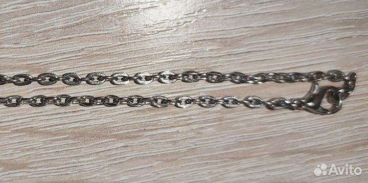 Серебряная цепочка из сплава металлов Green Apple