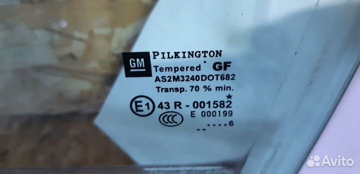 Стекло двери передней левой Opel Astra (H) III (20