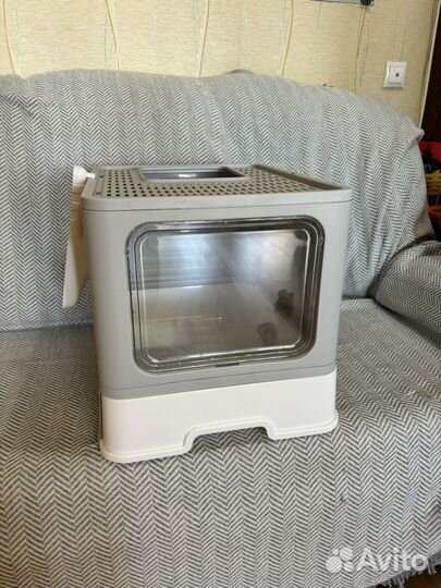 Кошачий лоток закрытый