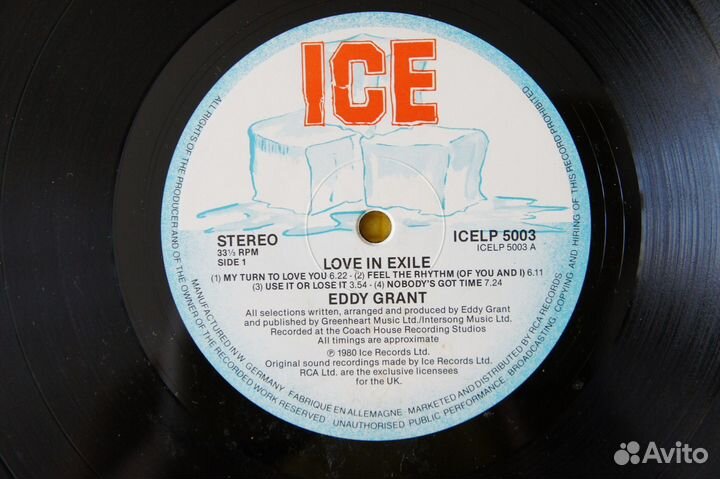 Eddy Grant - Love In Exile -UK-1980-LP англия