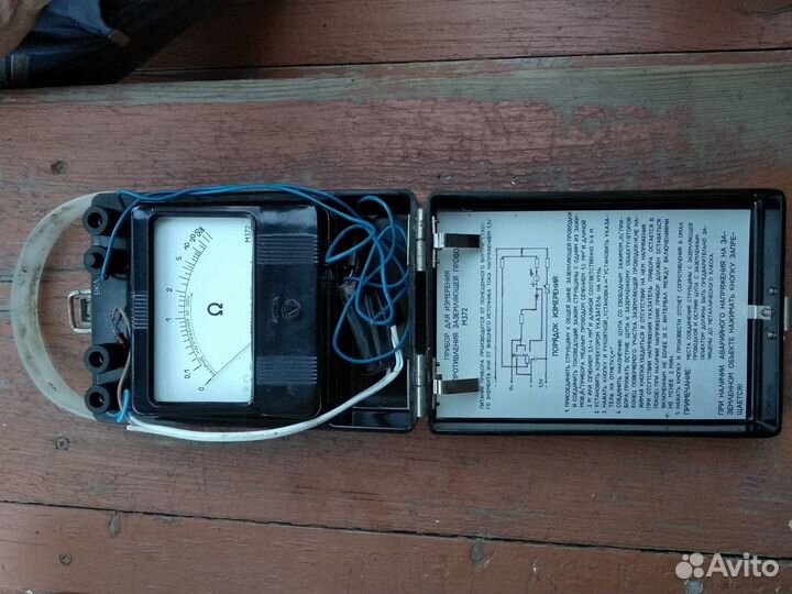 Омметр М372. Прибор для измерения сопротивления