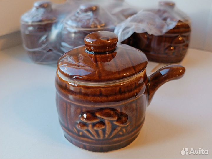 Горшочки для запекания новый набор 6 штук