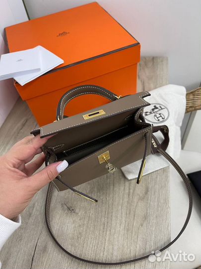 Сумка hermes kelly mini Epsom