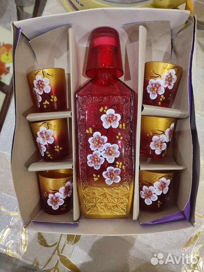 Графин с рюмками новый