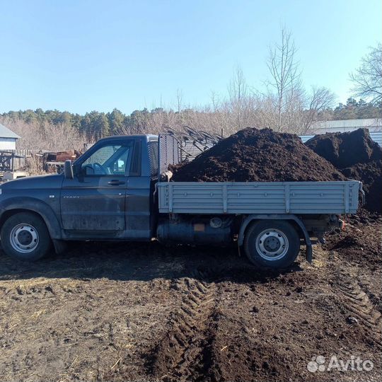 Навоз перегной дрова