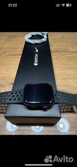 Часы apple watch 7 45 mm nike