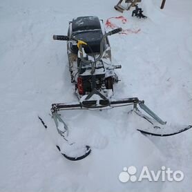 Самодельный снегоход на базе мотоцикла ИЖ ПЛАНЕТА-5 - САМОДЕЛКИН ДРУГ