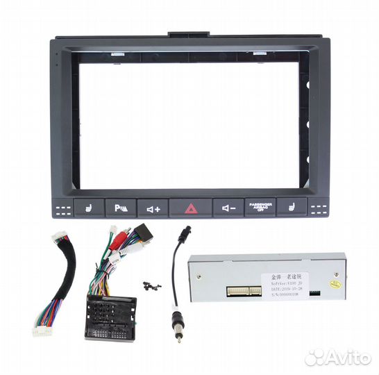 Рамка 2 дин для Volkswagen Touareg 02-10