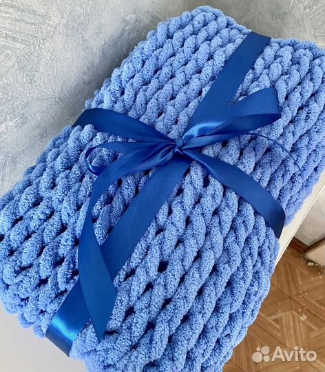 Плед из Alize Puffy