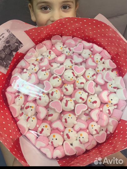 Зефирные букеты/букеты из маршмелоу