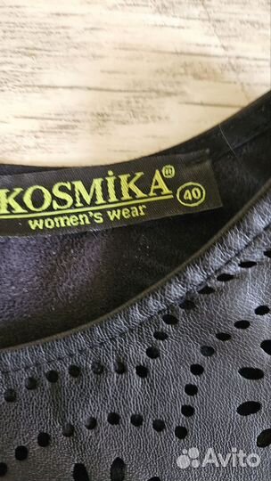 Нарядное женское платье 42 44 из эко кожи