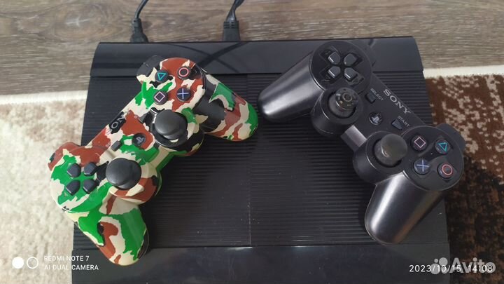 Игровая приставка ps3 super slim прошитая