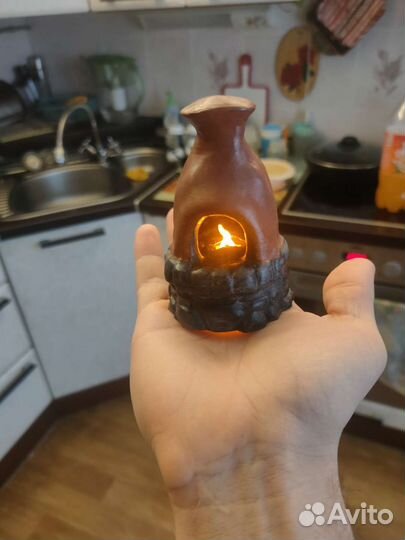 Фигурка печки из игры Rust с подсветкой