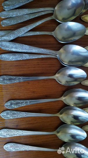 Ложки вилки мельхиор, нержавейка СССР