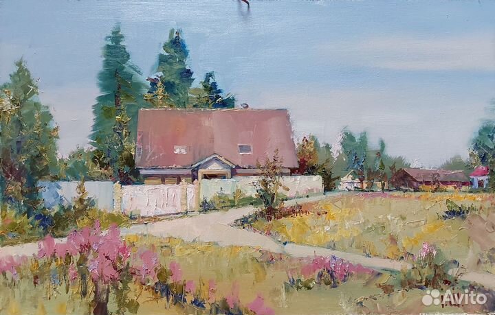 Картина маслом живопись пейзаж