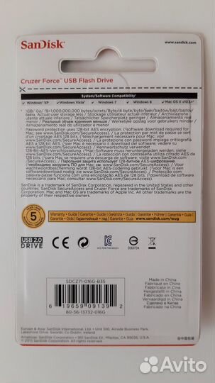 Флешка SanDisk 16 гб