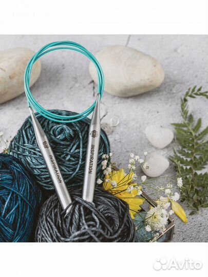 Спицы круговые стальные Mindful, 80 см, 9.00 мм 3