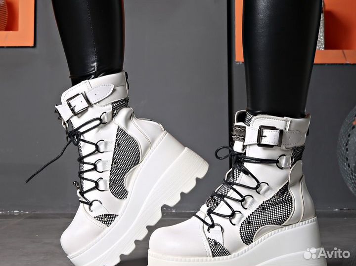 Высокие Ботинки Demonia Drain