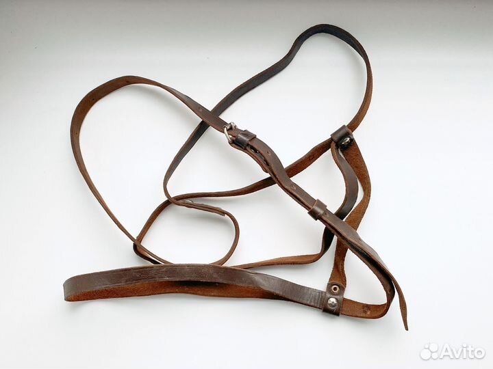 Плечевой кожаный ремень для армейской плащ палатки