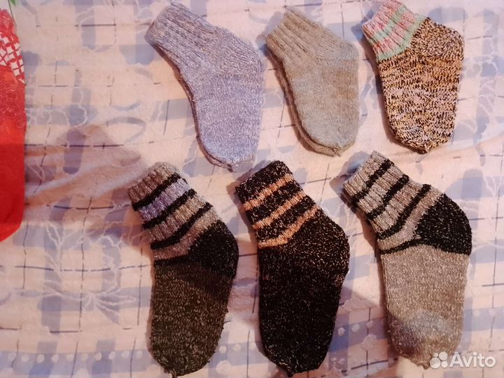 Шерстяные носки